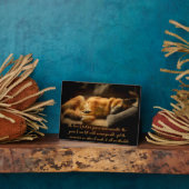 Prachtige Duitse herder Pet Memorial Plaque Fotoplaat (Zijkant)