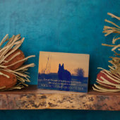 Prachtige Duitse herder Pet Memorial Plaque Fotoplaat (Zijkant)