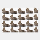 Prachtige Duitse herder Portret Black & Tan Wra Inpakpapier Vel (Voorkant 3)