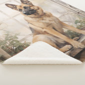 Prachtige Duitse herder Sherpa Deken (3/4)