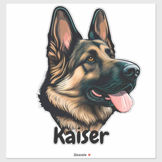 Prachtige Duitse herder Sticker (Vel)