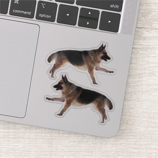 Prachtige Duitse herder Sticker (Detail)