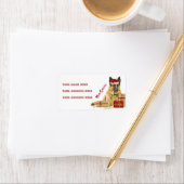 Prachtige Duitse Herder Vakantie Adresetiketten Etiket (Insitu)