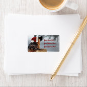 Prachtige Duitse Herder Vakantie Adresetiketten Etiket (Insitu)