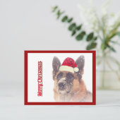 Prachtige Duitse herder vakantie Briefkaart (Staand voorkant)