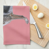 Prachtige Duitse herderhanddoek met gedicht Theedoek (Quarter Fold)