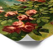 Prachtige Duitse  paasengel Poster (Hoek)