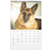 Prachtige Duitse schouderkalender Kalender (Feb 2027)