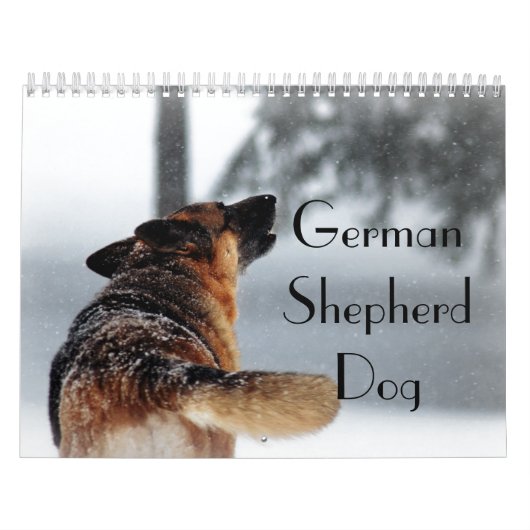 Prachtige Duitse Shepherd Dog Calendar Kalender (Hoes)