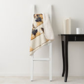 Prachtige Duitse Shepherd Dog Sherpa Deken (In situ)