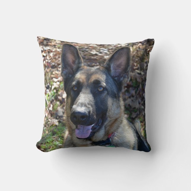 Prachtige Duitse Shepherd Pillow Kussen (Voorkant)