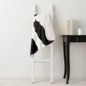 Prachtige Duitse Shepherd Silhouette Sherpa Deken (In situ)