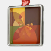 Prachtige Earth Abstracte Art Print Metalen Ornament (Links)