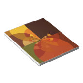 Prachtige Earth Abstracte Art Print Notitieblok (Schuin)