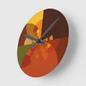 Prachtige Earth Abstracte Art Print Ronde Klok (Hoek)