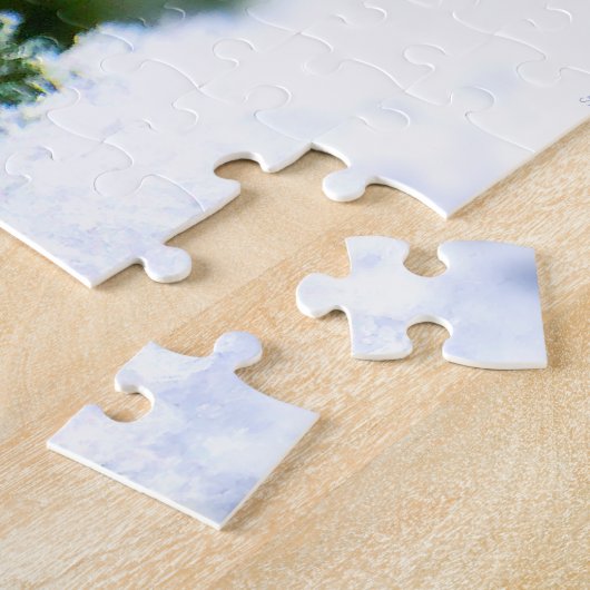 Prachtige echte snowflake en zingt vervolgens mijn legpuzzel (Zijkant)