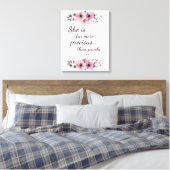 Prachtige, edele bijbel voor scripts, geïnspireerd canvas afdruk (Insitu (Slaapkamer))