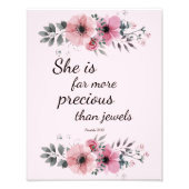 Prachtige, edele bijbel voor scripts, geïnspireerd foto afdruk (Voorkant)