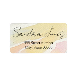 Prachtige een van een soort adresetiketten etiket