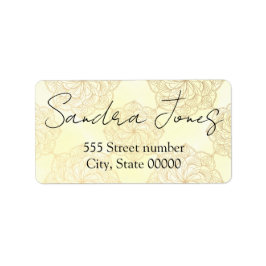 Prachtige een van een soort adresetiketten etiket