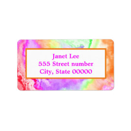 Prachtige een van een soort adresetiketten etiket