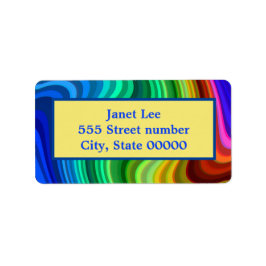 Prachtige een van een soort adresetiketten etiket