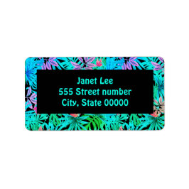 Prachtige een van een soort adresetiketten etiket