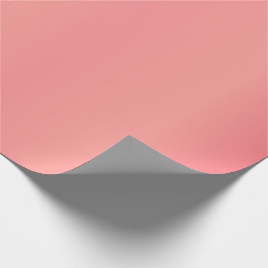 Prachtige eenvoudige Sheen Coral Satin Cadeaupapier (Hoek)