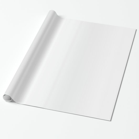 Prachtige eenvoudige witte vlek cadeaupapier (Uitgerold)