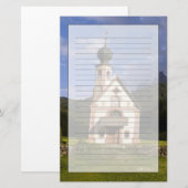 Prachtige eenzame kerk genaamd Rainui Briefpapier (Voorkant / Achterkant)