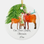 Prachtige Eerste familie van de overleden Keramisch Ornament (Voorkant)