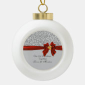 Prachtige eerste kerstmis met Ornament Bling (Voorkant)