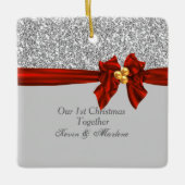Prachtige eerste kerstmis met Ornament Bling (Voorkant)