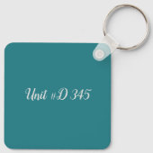 Prachtige Egret Coastal Bird Art Sleutelhanger (Achterkant)