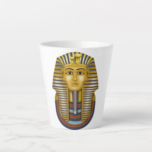 Prachtige Egyptische Faraonische symbolen 1 Latte Mok (Voorkant)