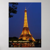 Prachtige Eiffel Tower Poster (Voorkant)