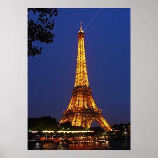 Prachtige Eiffel Tower Poster (Voorkant)
