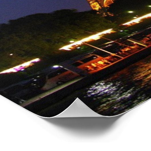 Prachtige Eiffel Tower Poster (Hoek)