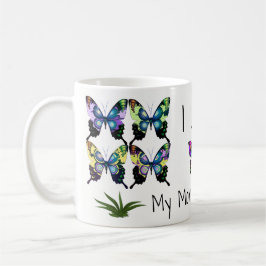 Prachtige Elegant Butterflies met Typografie Koffiemok