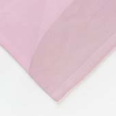 Prachtige Elegant Floral Flamingo Personalize Fleece Deken (Hoek)