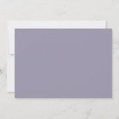 Prachtige Elegant Lavender Wedding Kaart (Achterkant)