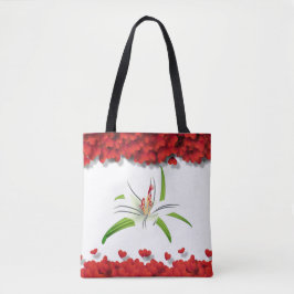 Prachtige Elegant Lily Glamoureuze Hearths Tote Bag