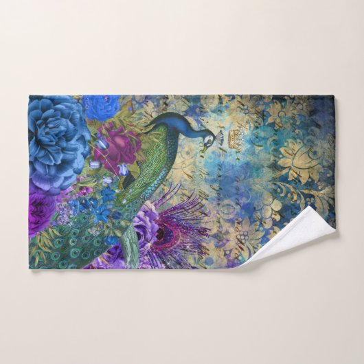 Prachtige Elegant Peacock Peacocks Bath-handdoekse Bad Handdoek (Handdoek)