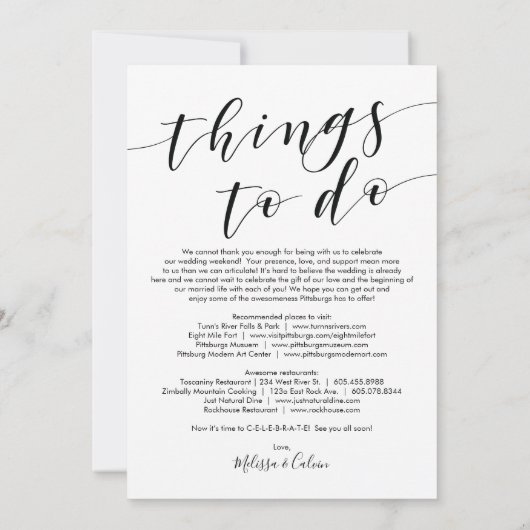 Prachtige Elegant Weddenschap tijdlijn/ reiskaart Kaart (Achterkant)