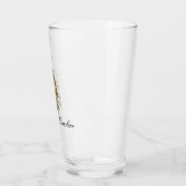 Prachtige elegante bloem. glas (Links)