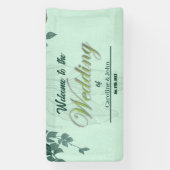 Prachtige elegante bloemen spandoek (Verticaal)