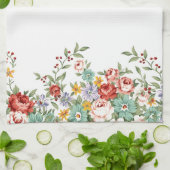 Prachtige elegante  bronflorale bouquets theedoek (Gevouwen)