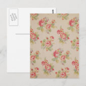 Prachtige elegante, , elegante florale patronen briefkaart (Voorkant / Achterkant)