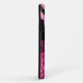 Prachtige elegante girale zebra glitter Case-Mate iPhone case (Achterkant/rechts)