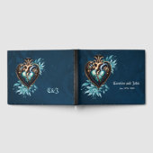 Prachtige elegante steampunk hart. gastenboek (Volledig)